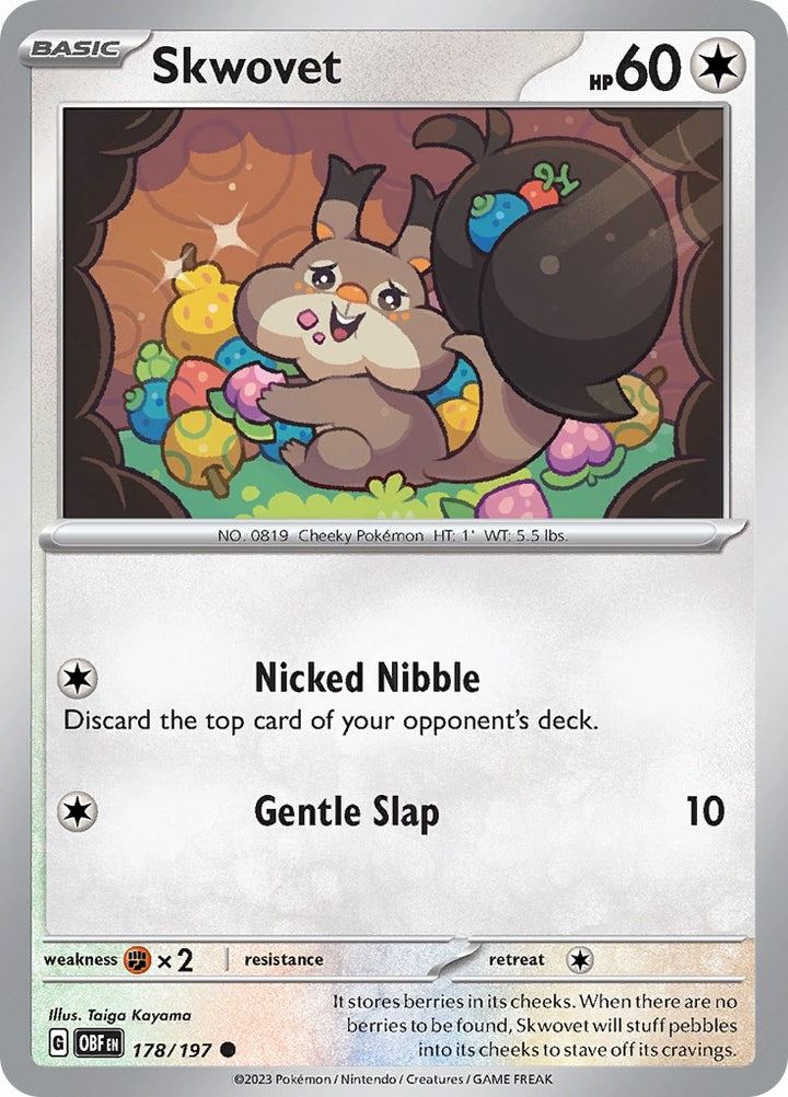 Image for Skwovet (178/197) (OBF) - Pokemon