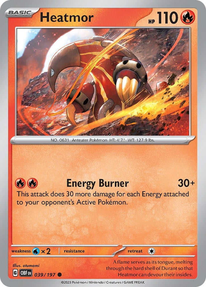 Image for Heatmor (039/197) (OBF) - Pokemon