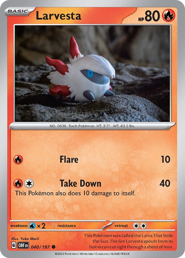 Image for Larvesta (040/197) (OBF) - Pokemon