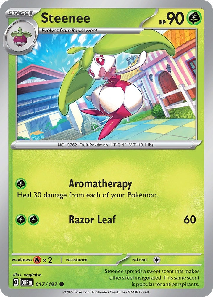 Image for Steenee (017/197) (OBF) - Pokemon