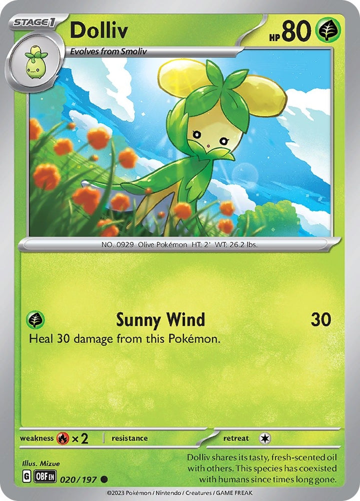 Image for Dolliv (020/197) (OBF) - Pokemon