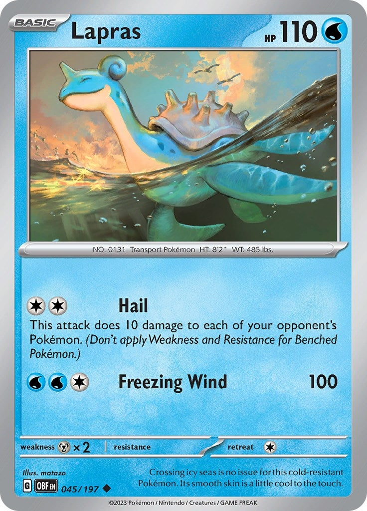 Image for Lapras (045/197) (OBF) - Pokemon