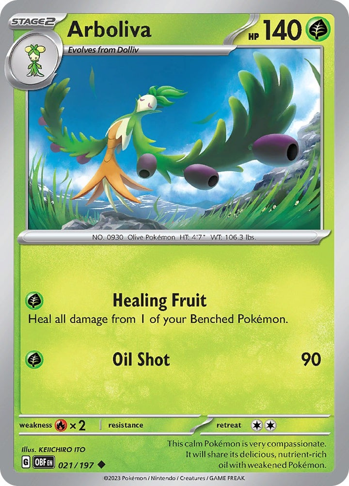 Image for Arboliva (021/197) (OBF) - Pokemon