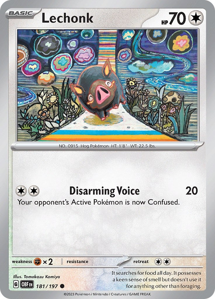 Image for Lechonk (181/197) (OBF) - Pokemon