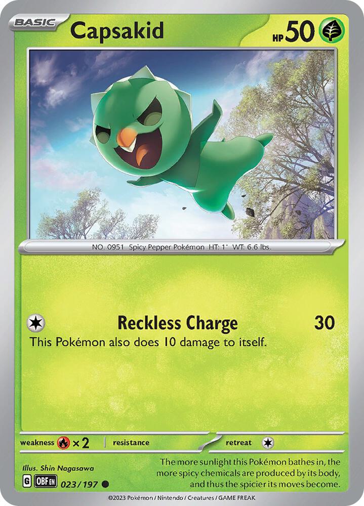 Image for Capsakid (023/197) (OBF) - Pokemon