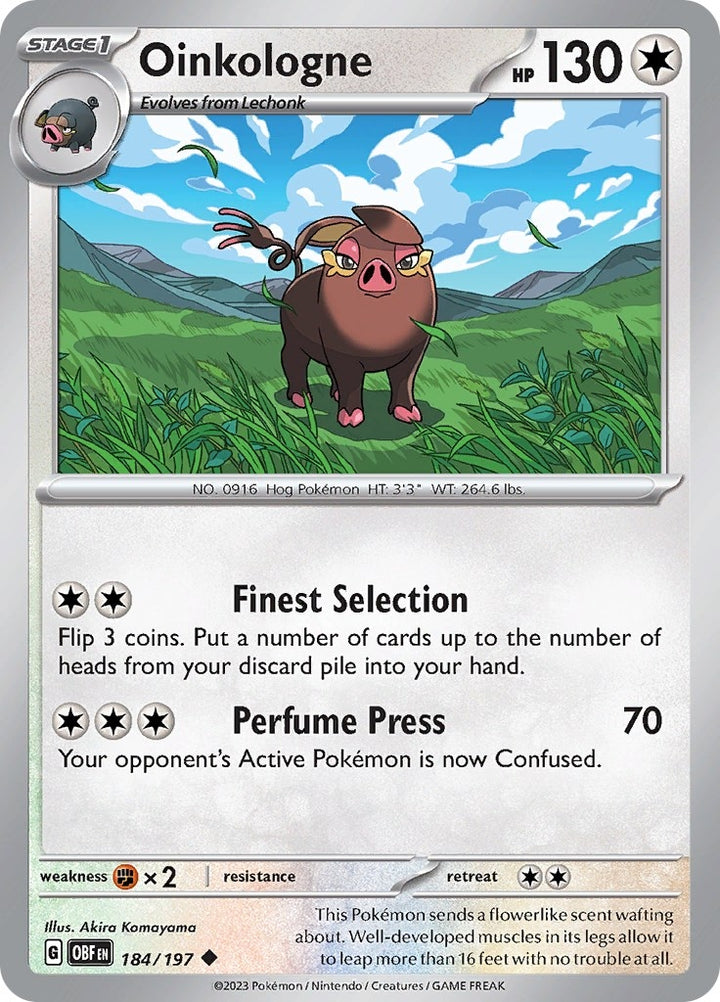 Image for Oinkologne (184/197) (OBF) - Pokemon