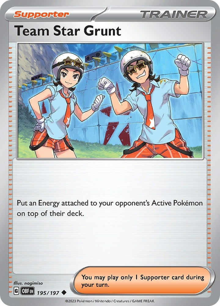 Image for Team Star Grunt (195/197) (OBF) - Pokemon