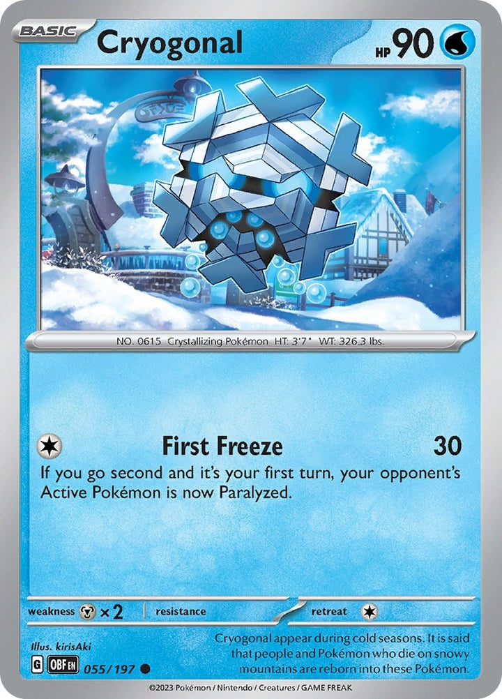 Image for Cryogonal (055/197) (OBF) - Pokemon