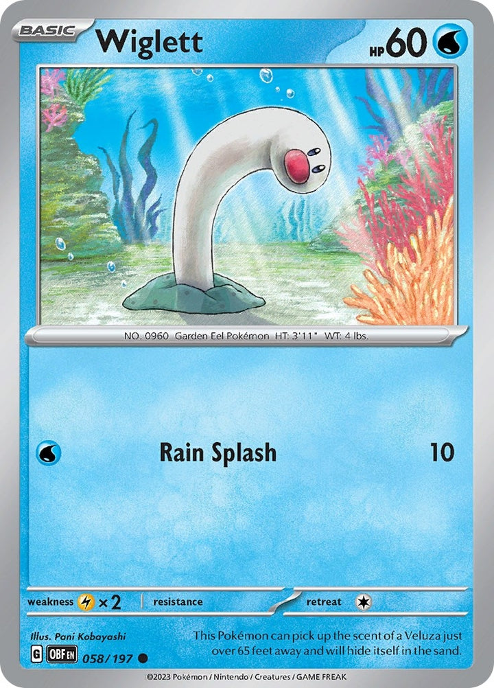 Image for Wiglett (058/197) (OBF) - Pokemon