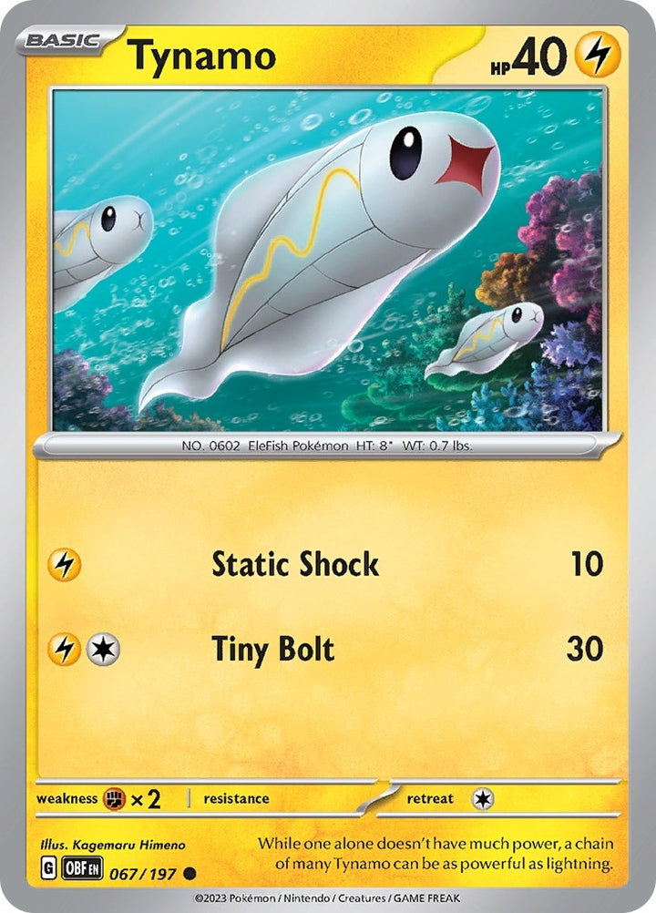 Image for Tynamo (067/197) (OBF) - Pokemon
