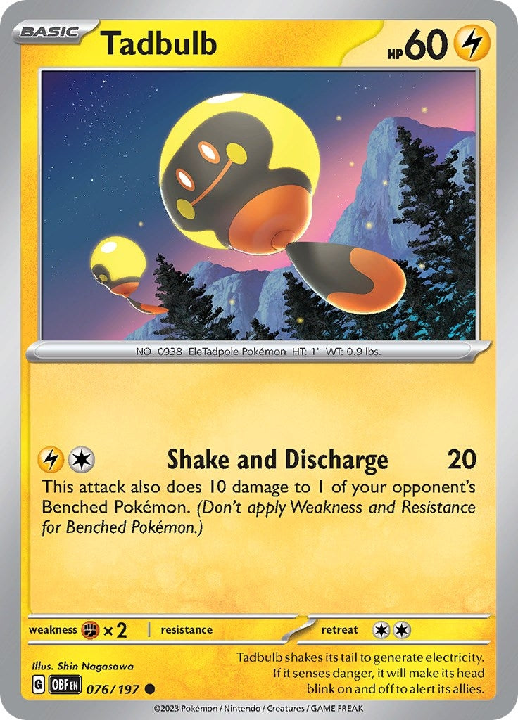 Image for Tadbulb 076/197 (076/197) (OBF) - Pokemon