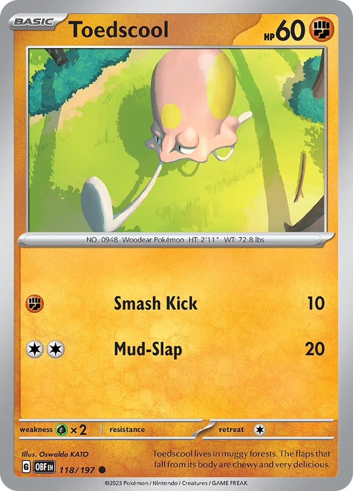 Image for Toedscool (118/197) (OBF) - Pokemon