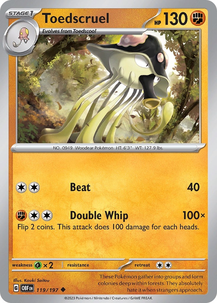Image for Toedscruel (119/197) (OBF) - Pokemon