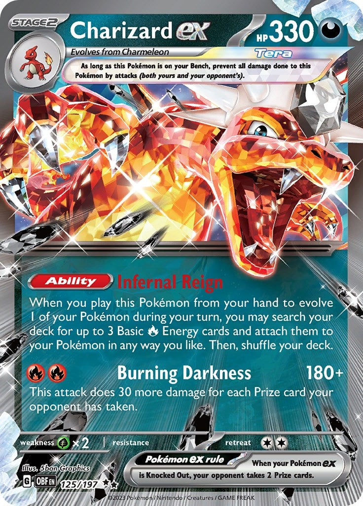 Image for Charizard ex (125/197) (OBF) - Pokemon