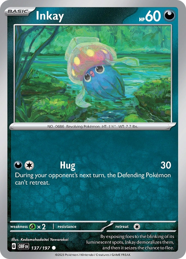 Image for Inkay (137/197) (OBF) - Pokemon
