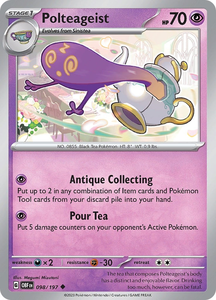 Image for Polteageist (098/197) (OBF) - Pokemon