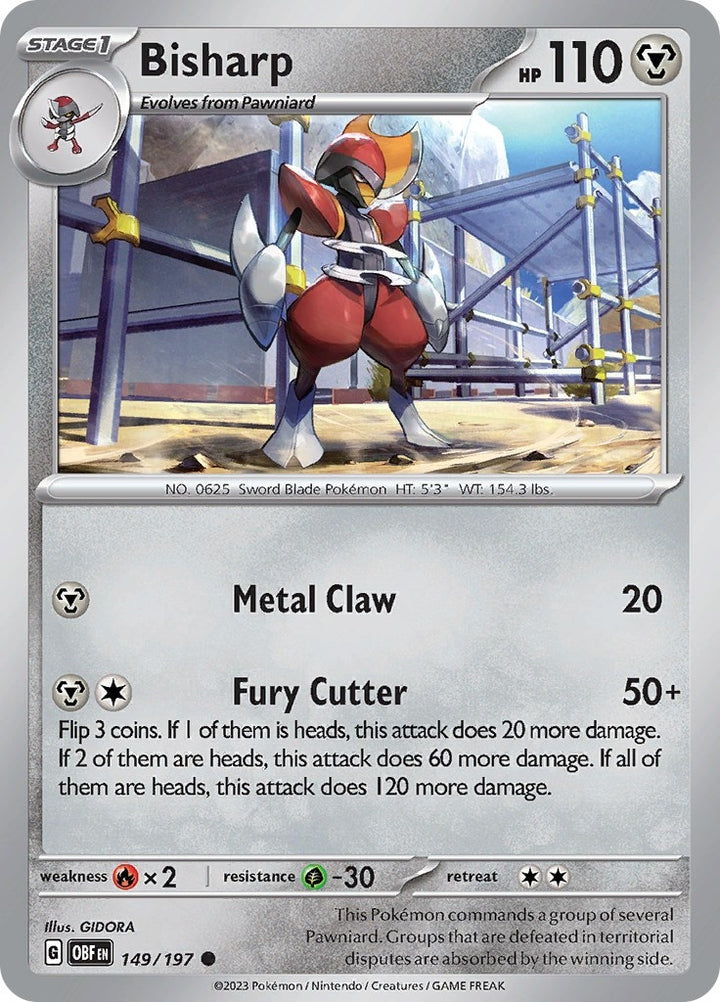 Image for Bisharp (149/197) (OBF) - Pokemon