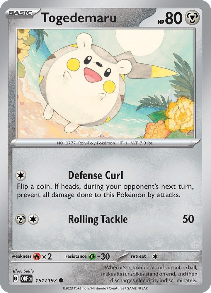 Image for Togedemaru (151/197) (OBF) - Pokemon