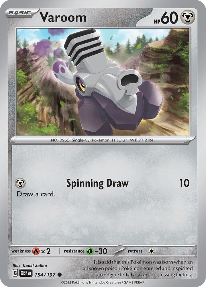 Image for Varoom (154/197) (OBF) - Pokemon