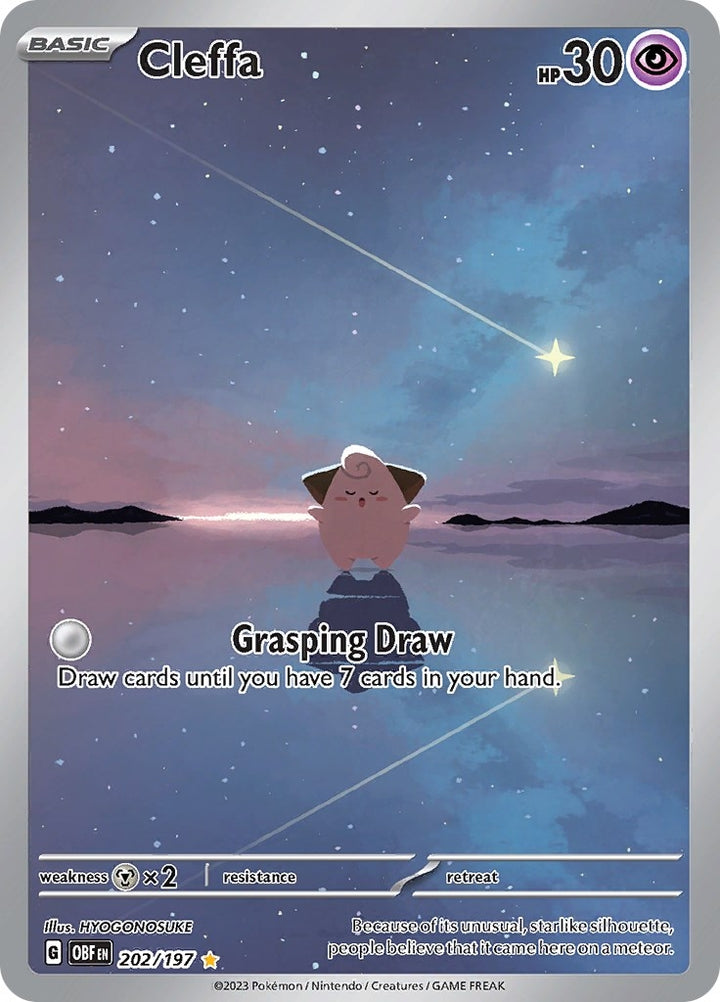 Image for Cleffa (202/197) (OBF) - Pokemon