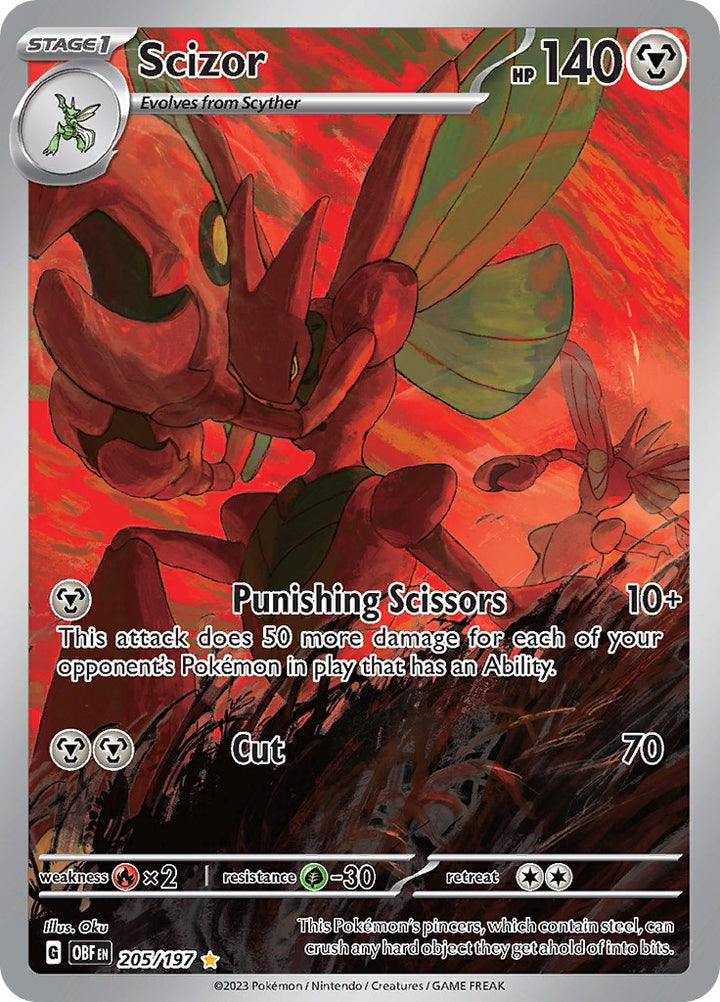 Image for Scizor (205/197) (OBF) - Pokemon
