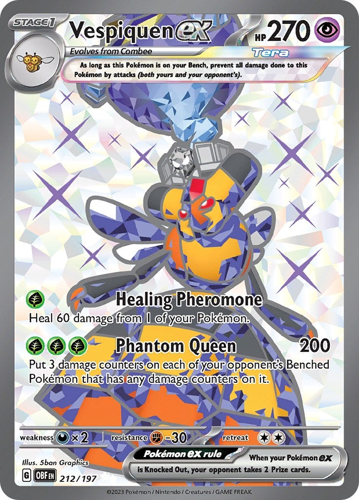 Image for Vespiquen ex (212/197) (OBF) - Pokemon