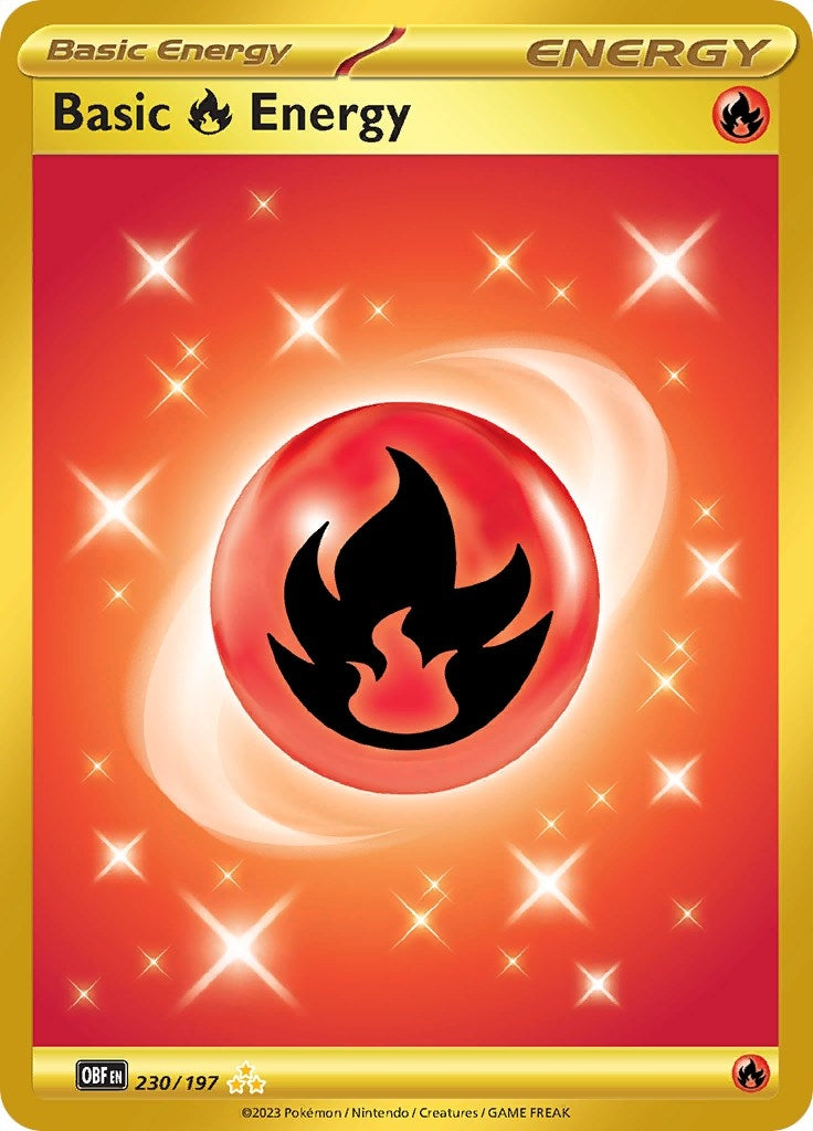 Image for Basic Fire Energy (230/197) (OBF) - Pokemon