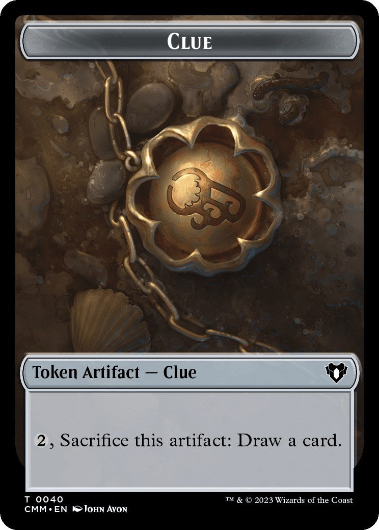 Image for Clue // Rat Double-Sided Token (40 // 17) - Magic: The Gathering