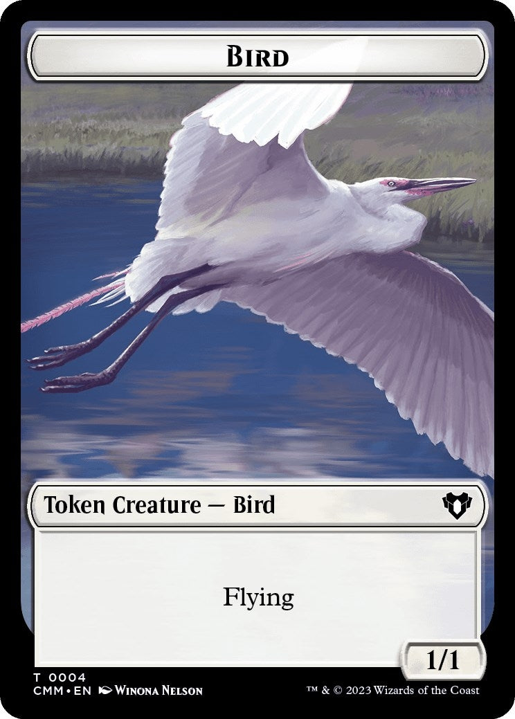 Image for Bird // Emblem - Teferi, Temporal Archmage Double-Sided Token (4 // 53) - Magic: The Gathering