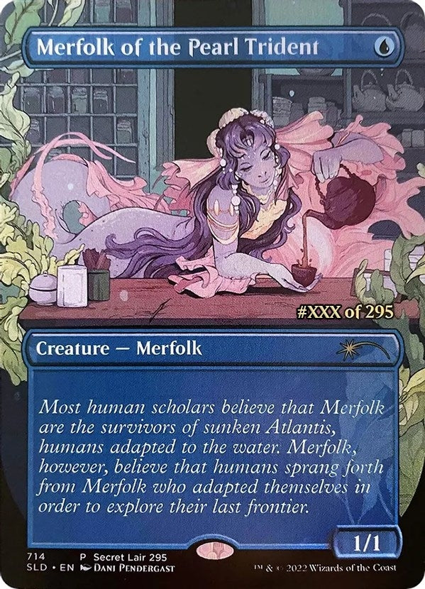 Image for Merfolk of the Pearl Trident (Serial Numbered) (714) - Magic: The Gathering