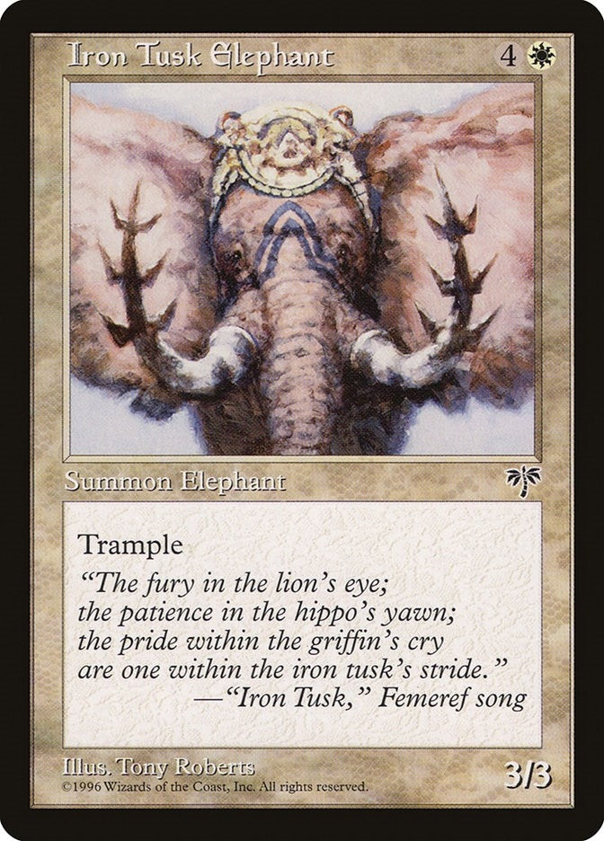 Image for Iron Tusk Elephant - Magic: The Gathering