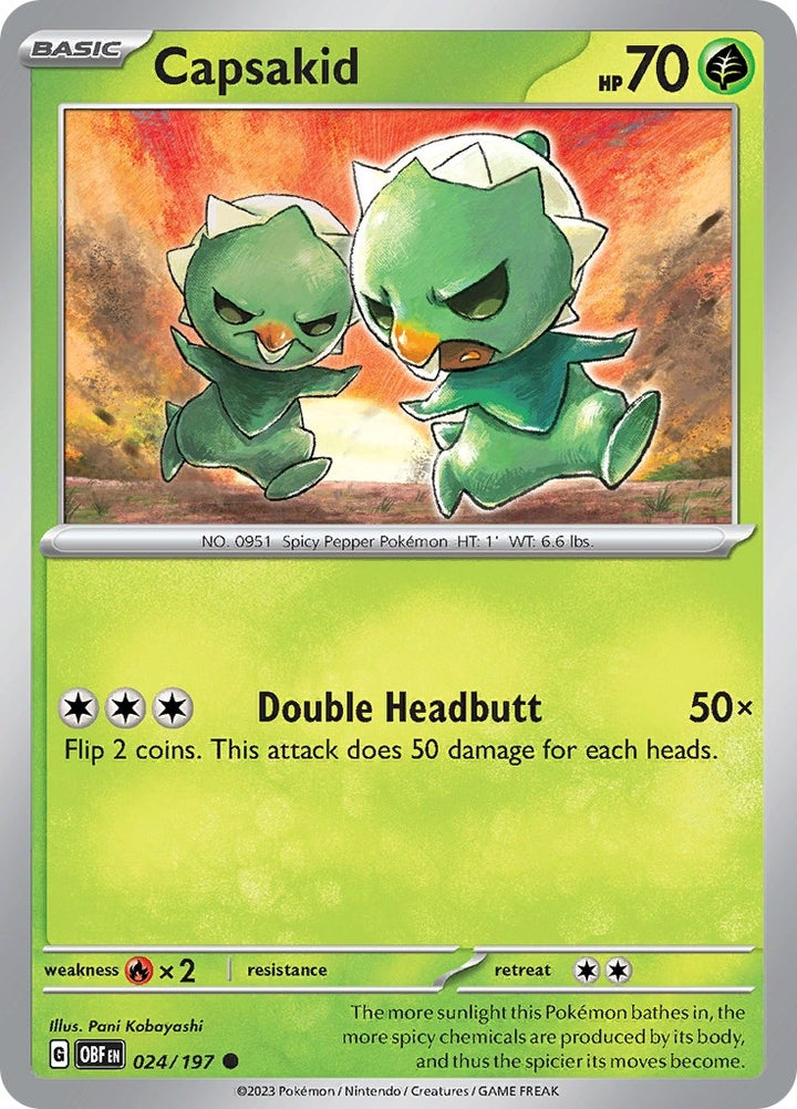 Image for Capsakid (024/197) (OBF) - Pokemon