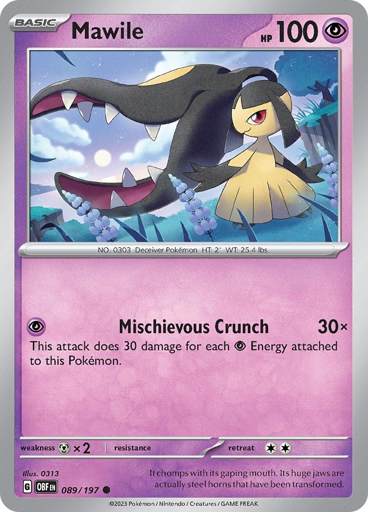 Image for Mawile (089/197) (OBF) - Pokemon
