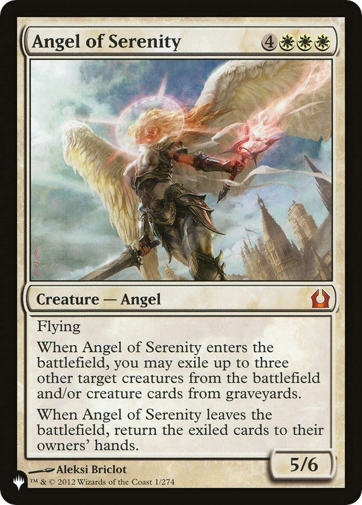 Image for Angel of Serenity (RTR) (1) (LIST) - Magic: The Gathering