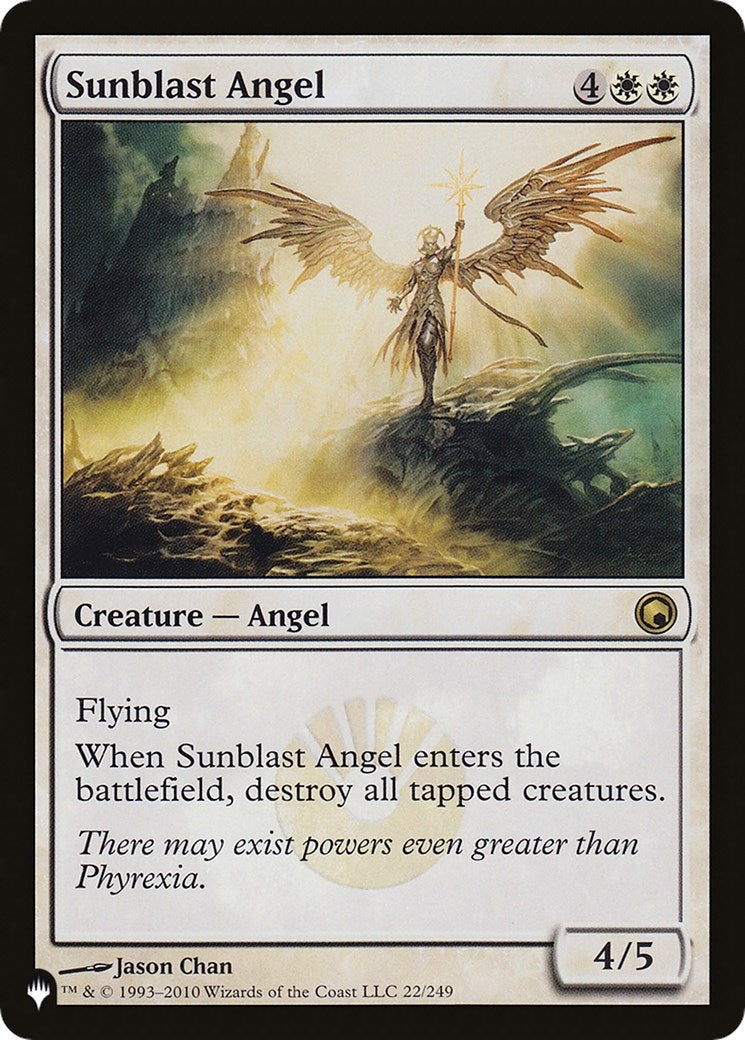Image for Sunblast Angel (22) (LIST) - Magic: The Gathering