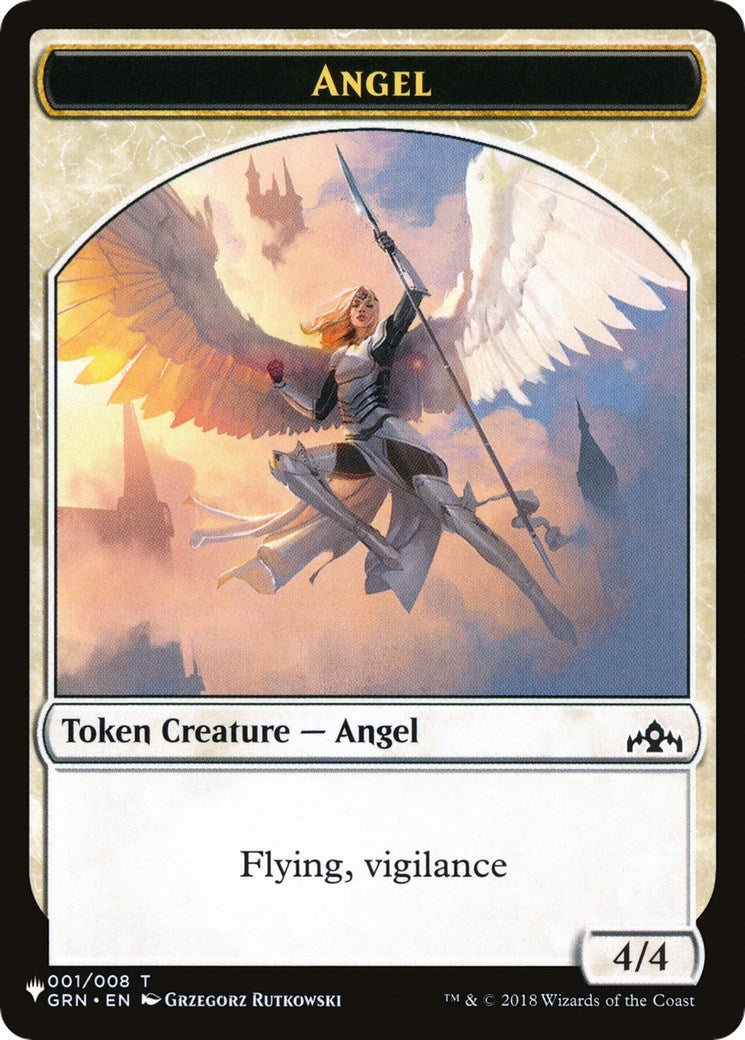 Image for Angel // Warrior Double-Sided Token (1 // 17) (LIST) - Magic: The Gathering