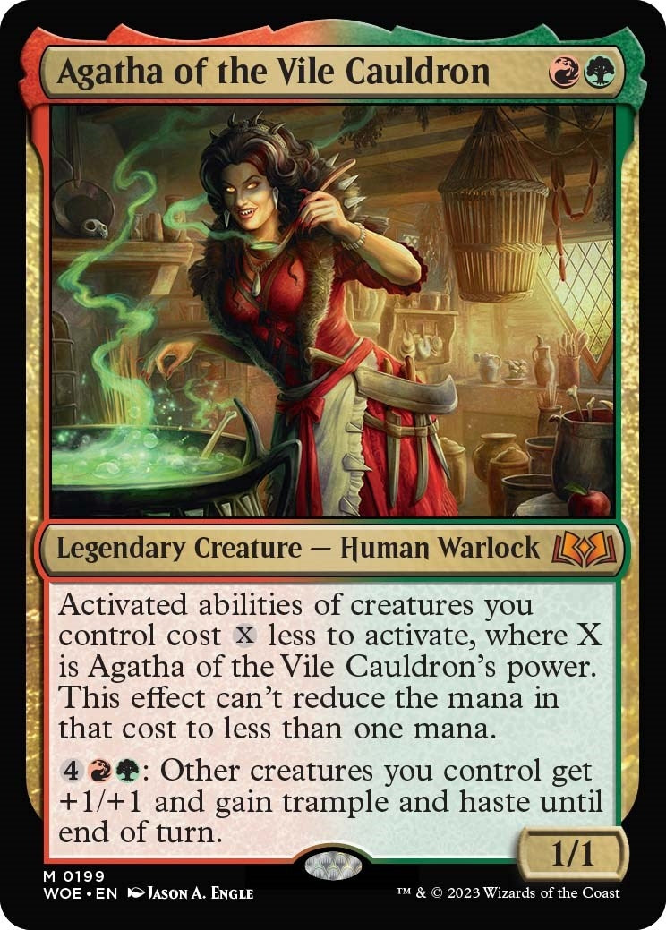 Image for Agatha of the Vile Cauldron (199) (WOE) - Magic: The Gathering