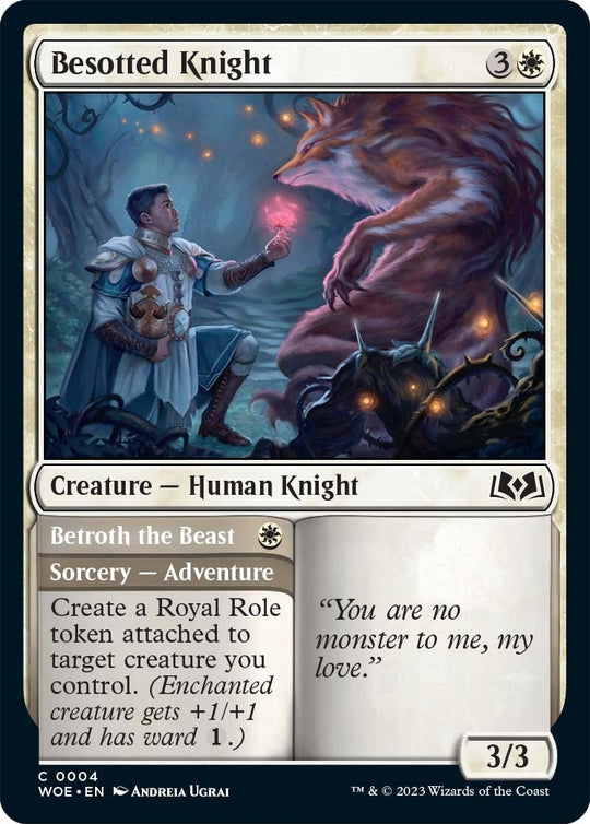 Image for Besotted Knight (4) - Magic: The Gathering