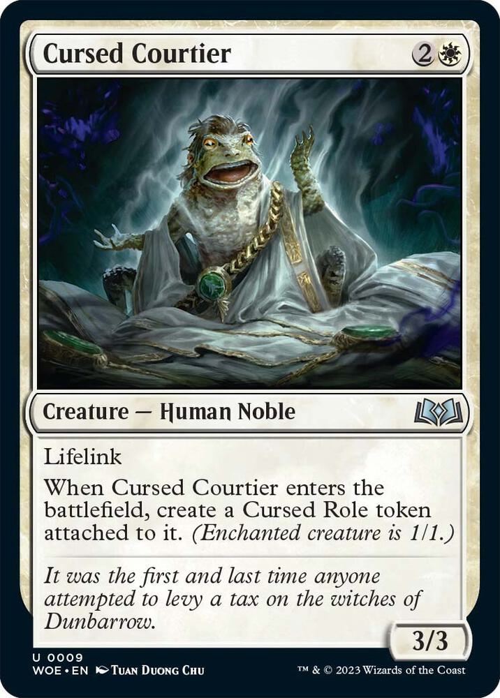 Image for Cursed Courtier (9) - Magic: The Gathering