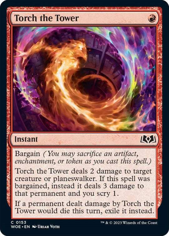 Image for Torch the Tower (153) - Magic: The Gathering