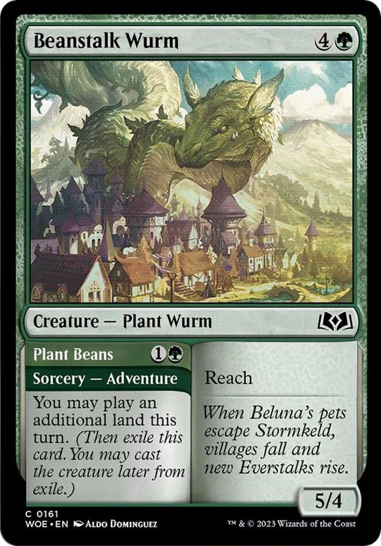 Image for Beanstalk Wurm (161) - Magic: The Gathering