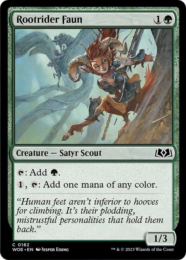 Image for Rootrider Faun (182) - Magic: The Gathering