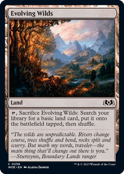 Image for Evolving Wilds (256) - Magic: The Gathering
