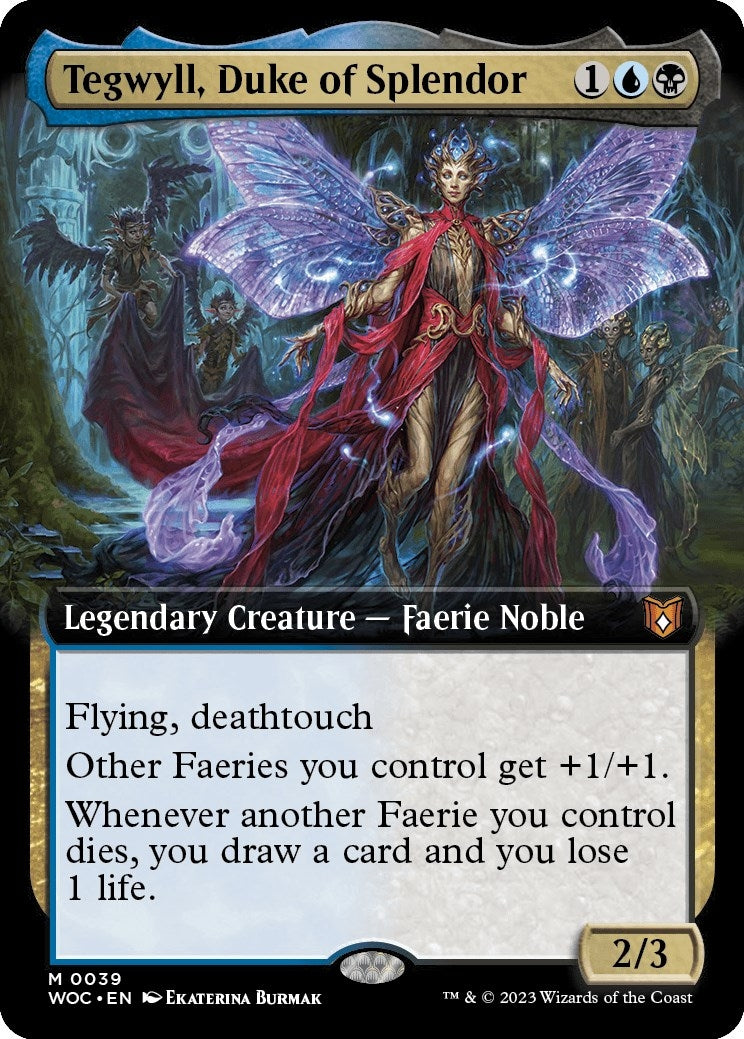 Image for Tegwyll, Duke of Splendor (Extended Art) (39) - Magic: The Gathering
