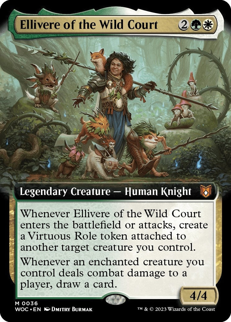 Image for Ellivere of the Wild Court (Extended Art) (36) - Magic: The Gathering