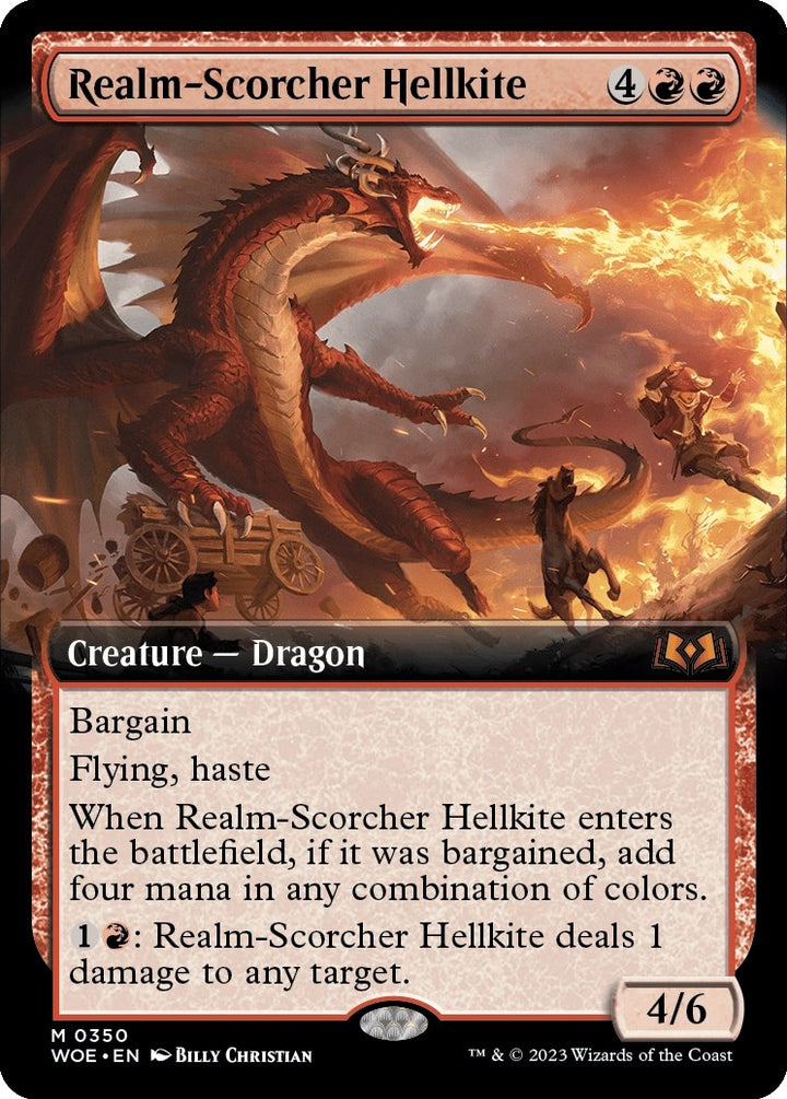Image for Realm-Scorcher Hellkite (Extended Art) (350) - Magic: The Gathering