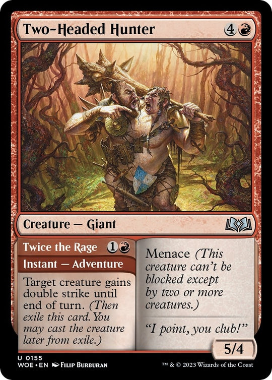 Image for Two-Headed Hunter (155) - Magic: The Gathering