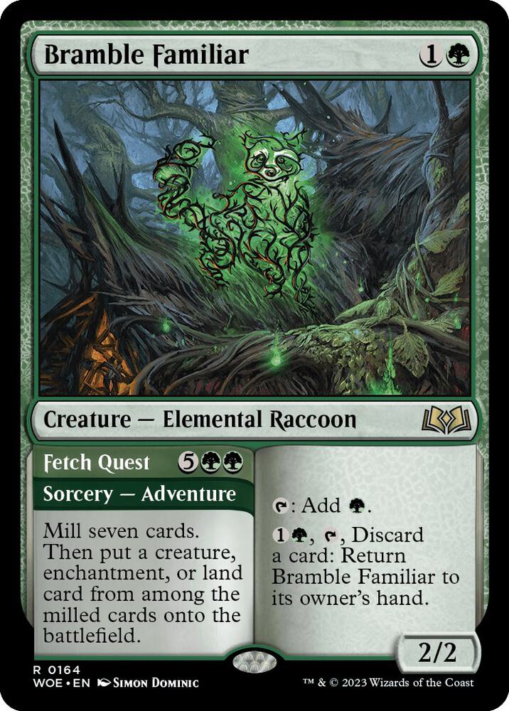 Image for Bramble Familiar (164) - Magic: The Gathering
