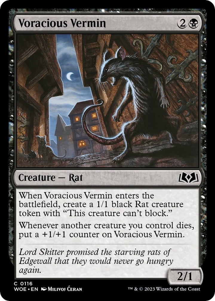 Image for Voracious Vermin (116) - Magic: The Gathering