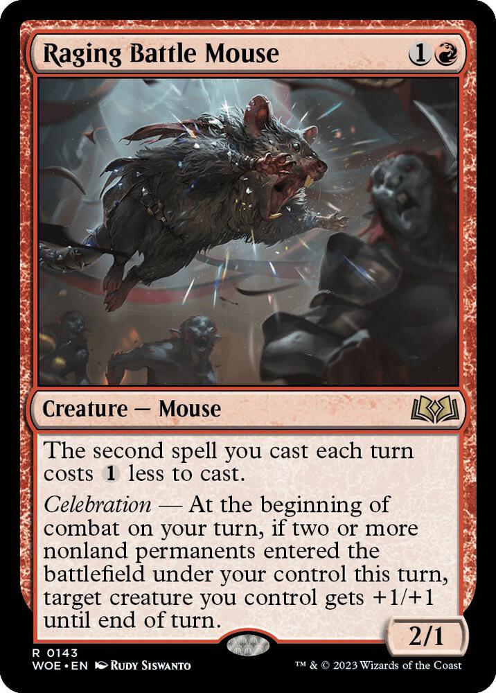 Image for Raging Battle Mouse (143) - Magic: The Gathering
